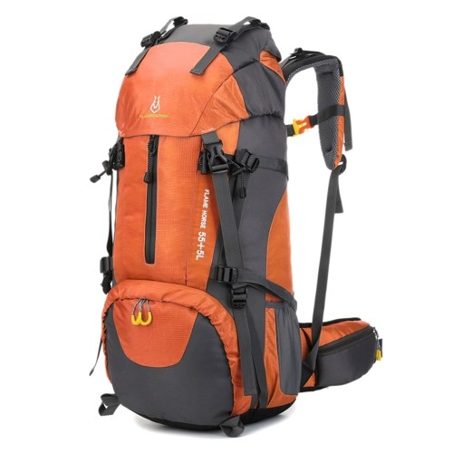 Mochila de senderismo 60L resistente al agua