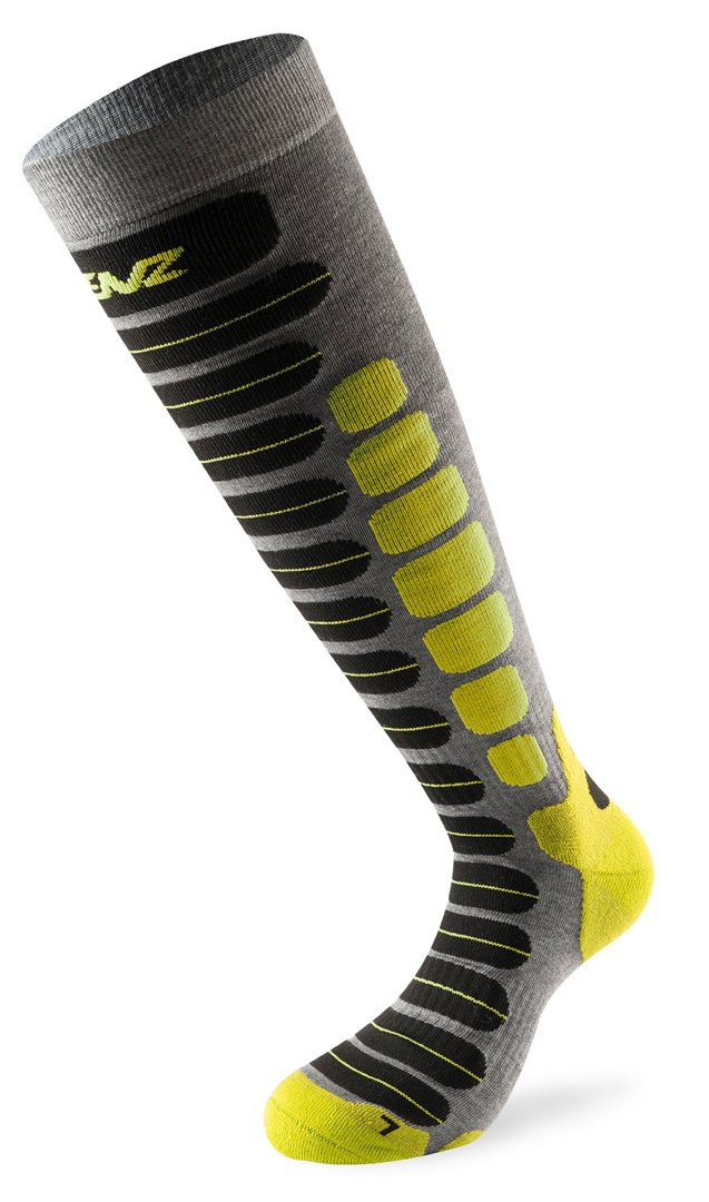 Lenz Skiing 2.0 Socks Chaussettes Noir Jaune 39 40 41