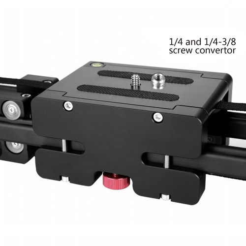 Retractable Camera Video Slider Dolly 52cm Track Rail Stabilizer 104cm Actual Sliding Distance Load Up to 8kg for Canon Nikon Sony DSLRs Camcorders