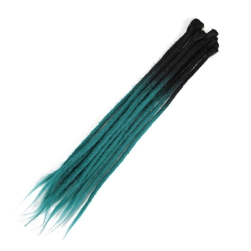 1 Pack 10 PCS Cambio gradual Extensiones de rastas hechas a mano Moda Reggae Crochet Hip-Hop Tricotosas sintéticas Crochet Trenzado de pelo 2 # 18