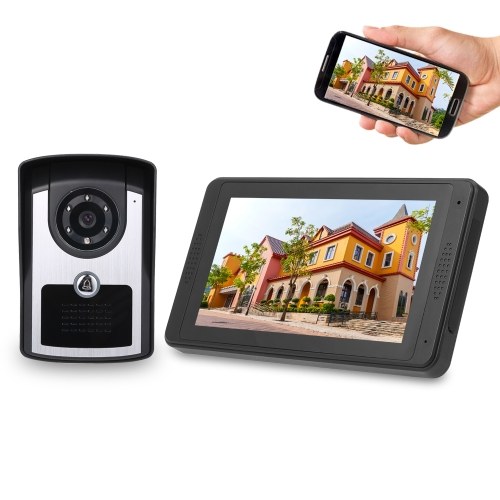 Puerta de video inteligente WiFi inalámbrica TFT LCD de 7 ''
