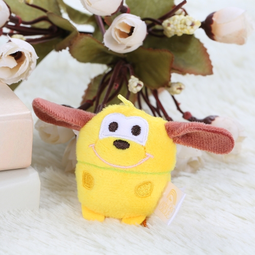 Lindo oso de dibujos animados de cerdo elefante muñeca juguetes Mini muñecas de peluche juguetes de peluche regalo de cumpleaños de los niños llavero
