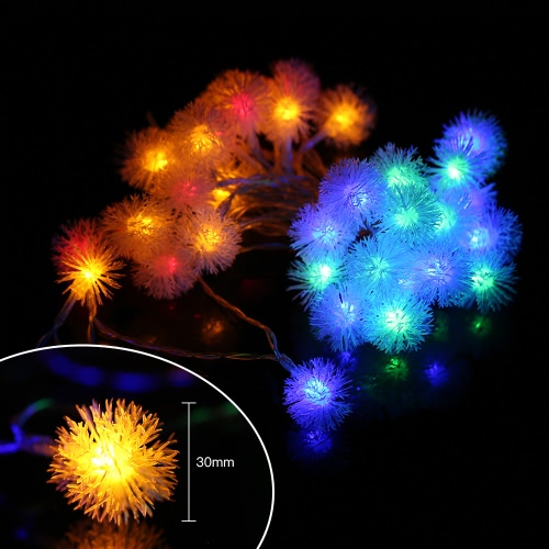 40LEDs Battery-operated Snowball Fairy cadena de luz