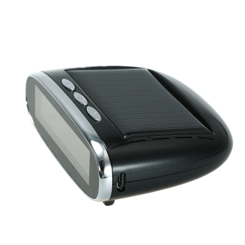 Solar Power Wireless TPMS Tire Pressure Monitor System with 4 external Sensors Auto Security Alarm Systems High Quality