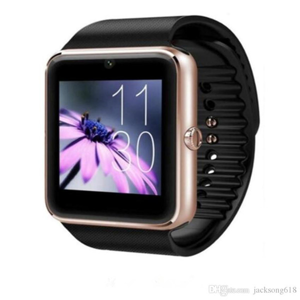 HOT SALE Smart Watch GT08 Clock With Sim Card Slot Push Message Bluetooth Connectivity Android Phone Smartwatch GT08 1pcs/lot