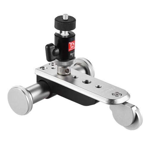 Kingjoy PPL-06S 3 rueda auto Dolly 5 velocidades Motorized Video Slider coche patinador
