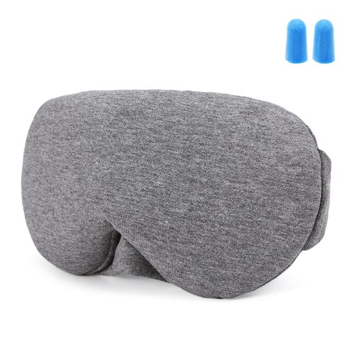 Masque pour les yeux de sommeil en coton Masque de sommeil bloquant la lumière pour les yeux bandés pour les yeux doux pour le voyage de sommeil