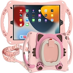Tablet Case Cover For Apple ipad 10th 10.9 Inch 9th 8th 7th Generation 10.2 Air 5th 4th 10.9 Air 3rd 10.5 Air 2nd 9.7'' mini 6th 8.3 mini 7.9 Portable Handle with Stand Animal Silica Gel PC Lightinthebox