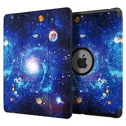 Tablet Case Cover For Apple iPad 10.2'' 9th 8th 7th Pencil Holder Trifold Stand Dustproof Graphic Flower Marble PU Leather Lightinthebox