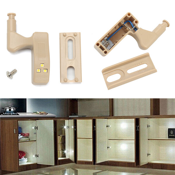 Battery Powered PIR Motion Sensor LED CabinetNight Light for Kitchen Living Room Cupboard Closet