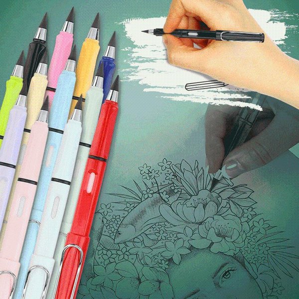 Party Favor Stylish Replacable Inkless Pencil Portable Erasable Signing Pen Reusable Everlasting No Sharpening
