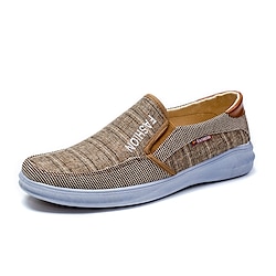 Men's Loafers  Slip-Ons Daily Cloth Breathable Coffee Gray Summer Spring Lightinthebox