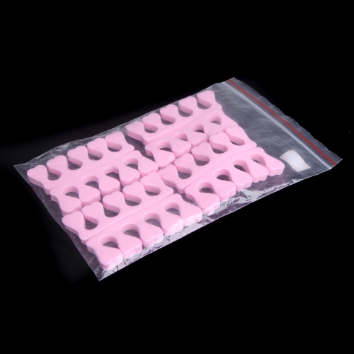 8pcs melocotón corazón suave dedo dedo separadores uñas arte herramienta rosado