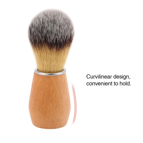 Nylon Shaving Brush Wood Handle Barber Shaving Brush Facial Cleaning Shaving Brush Men Shaving Brush For Razor Male Shaving Tool