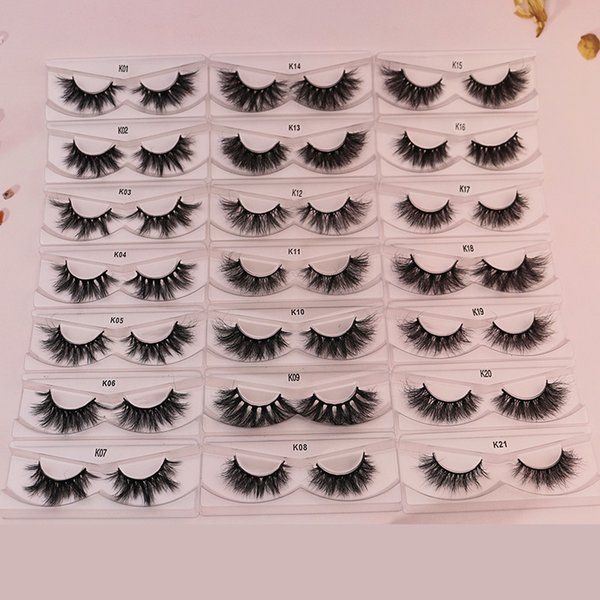 Mink eyelash vendor 3D 5D wholesale privade label with custom packing wispy siberian mink eyelashes
