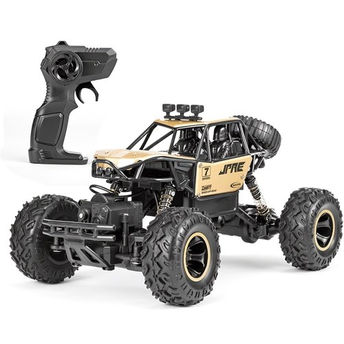 1/16 Off-road Buggy Alloy RC Car 2.4GHz 4WD 15 km / h Coche de escalada de alta velocidad RTR