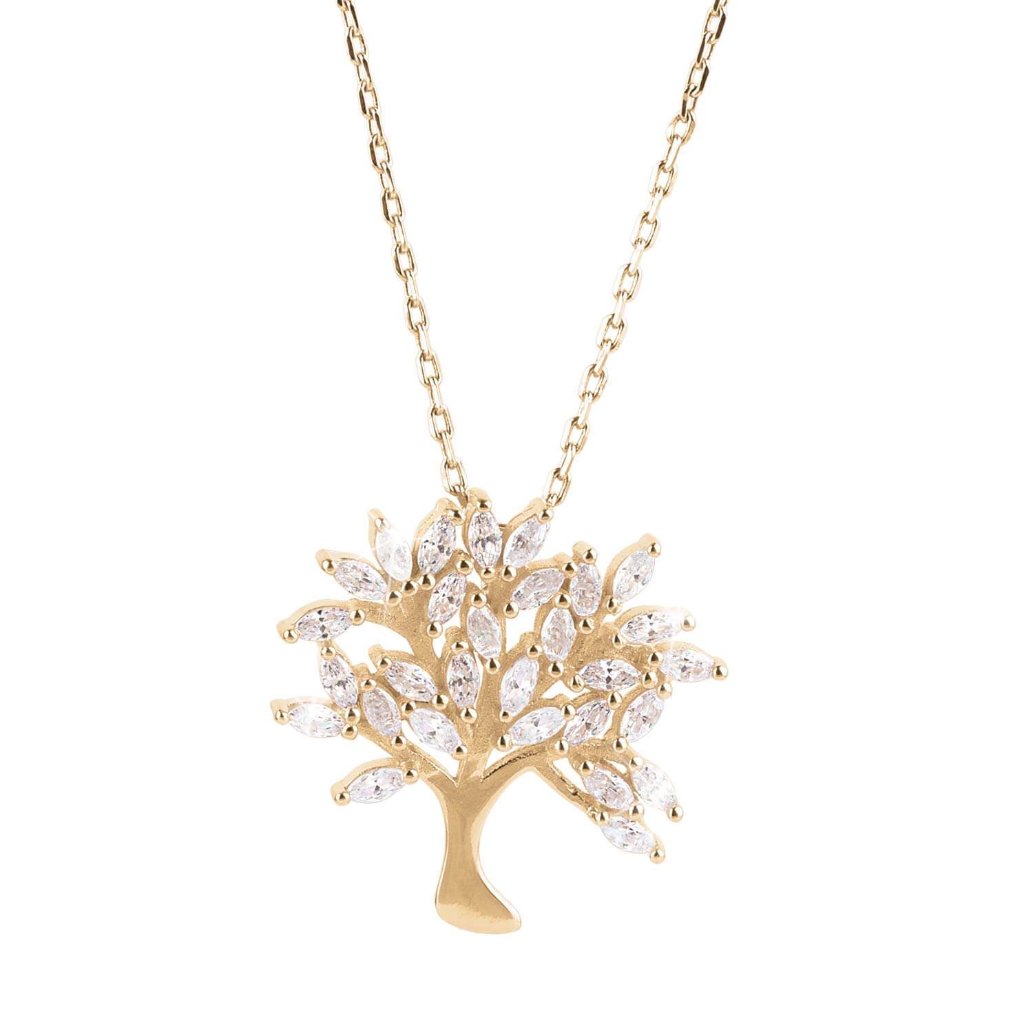 Golden Tree Of Life Pendant