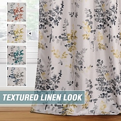 Blackout Curtain Drapes Farmhouse Curtain 2 Panels For Living Room Bedroom Door Kitchen Balcony Window Treatments Thermal Insulated Lightinthebox
