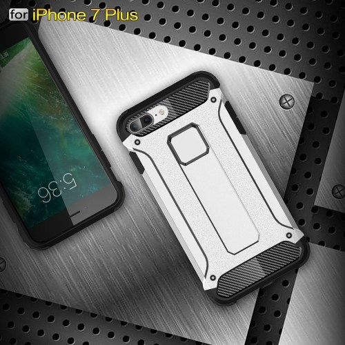 For iPhone 7 Plus Case / iPhone 8 Plus Case Slim Fit Dual Layer Hard Back Cover Bumper Protective Shock-Absorption & Skid-proof Anti-Scratch Case for Apple iPhone 7 Plus / 8 Plus 5.5 inch