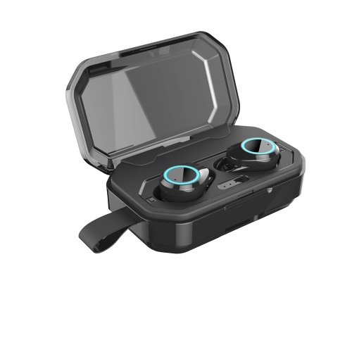 TWS X6 BT 5.0 Auriculares inalámbricos verdaderos IPX7 Auriculares deportivos impermeables Control estéreo tocado 3D Auriculares BT con caja de carga