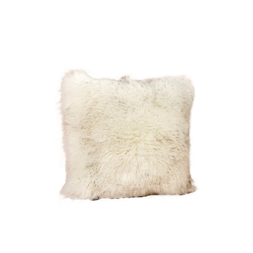 Almohada de felpa suave y cálida de color sólido suave y esponjosa Cintura Cojín