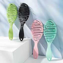 1PC Curved Comb Massage Comb Fluffy Shape Ribs Curling Comb Lightinthebox
