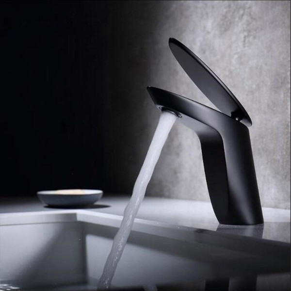 Bathroom Sink Faucets Basin Faucet Copper Black Mixer Tap Toilet Cold Single Handle Chrome Water