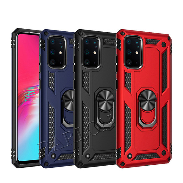 Armor Car Magnet Phone Cases For Samsung Galaxy S22 Ultra S21 FE 5G A03 Core A03S A02S A73 A53 A33 A13 M53 M23 M52 F52 A22 A32 A52 A72 A82 A7 J2 A30 A50 A51 A71 Factory Sale