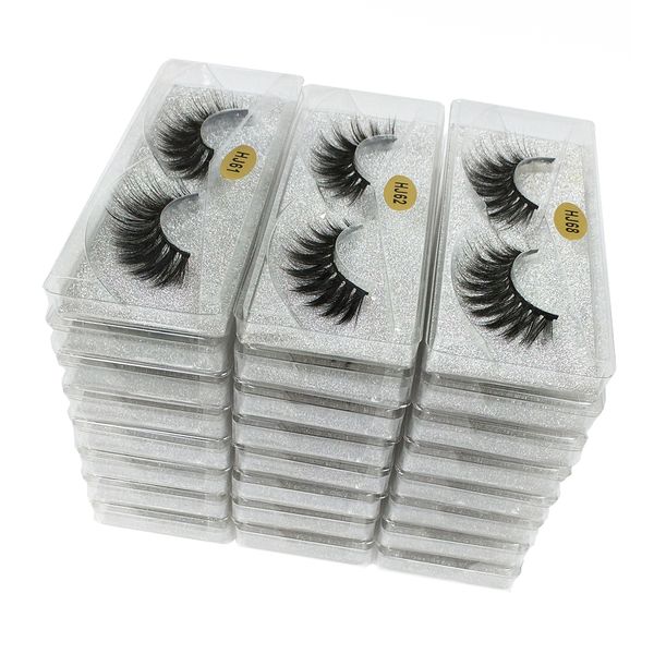 Eyelashes Wholesale 10 style 3d Mink Lashes Natural Mink Eyelashes Wholesale False Eyelashes Makeup False Lashes Bulk
