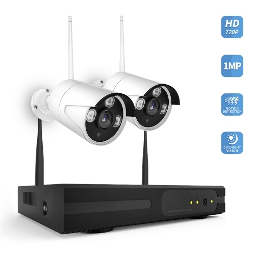 K9604 4CH NVR + 2 Cámaras NVR inalámbrico Kit