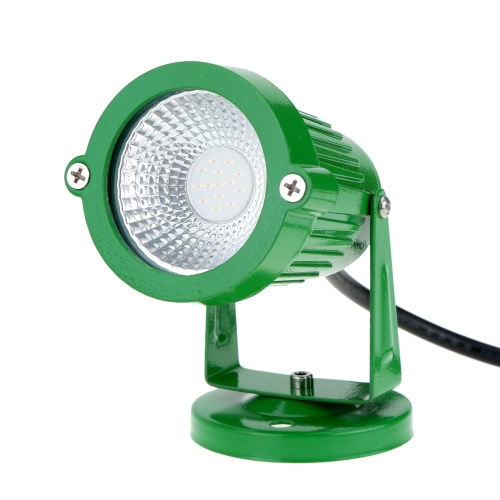 10W 12V AC DC IP65 Green Aluminum LED Lawn Spot Light Lamp High Power RGB Warm/Nature White Outdoor Pond Garden Path Landscape Decor CE RoHs