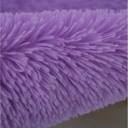 40cm * 40cm Baño suave Dormitorio Ducha de piso Alfombra redonda Alfombra antideslizante Negro