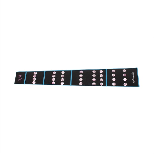 3/4 Violin Fiddle Finger Guide Fingerboard Sticker Label Intonation Chart Fretboard Marker for Practice Beginners