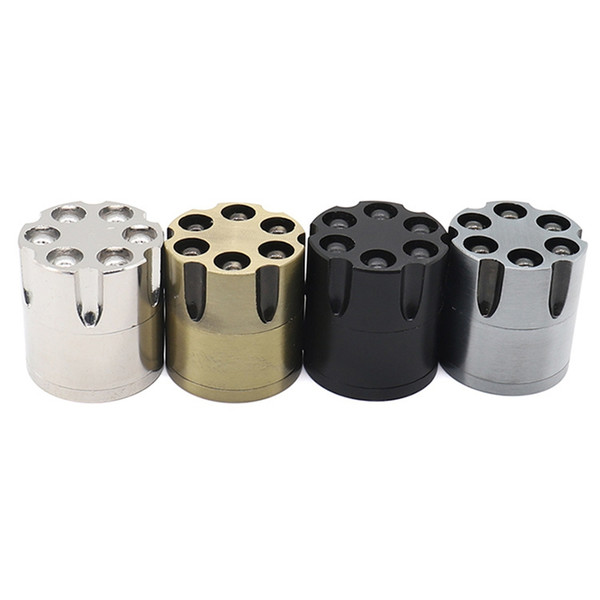 Zinc Alloy 30MM Bullet Clip Shape Dry Herb Tobacco Grind Spice Miller Grinder Crusher Grinding Chopped Hand Muller Smoking Tool