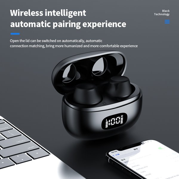 YK21 Wireless Earbuds Bluetooth Earphone audifonos gamer TWS Headphones Noise Cancellation Mic For Cellphones auriculares