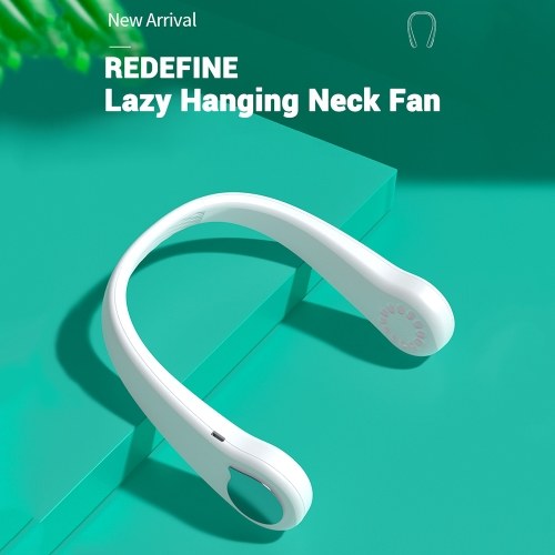 Délicat léger nouveau mode Internet suspendu cou ventilateur réglable vitesse du vent rechargeable économie d'énergie Mini ventilateur
