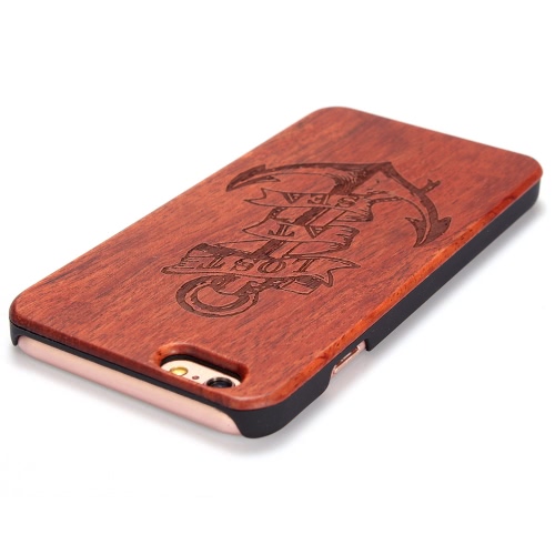 KKmoon palo de rosa + PC teléfono caso cubierta de cáscara protectora para el iPhone de 4.7 pulgadas 6 6S respetuoso del medio ambiente Material elegante portátil ultrafino anti-arañazos polvo Durable