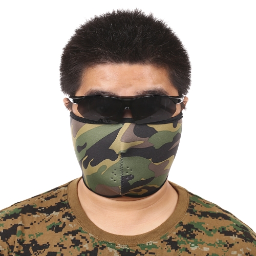 Breathable Half Mask Shield Face Mask for Cycling Mountaineering Skiing Outdoor Sports