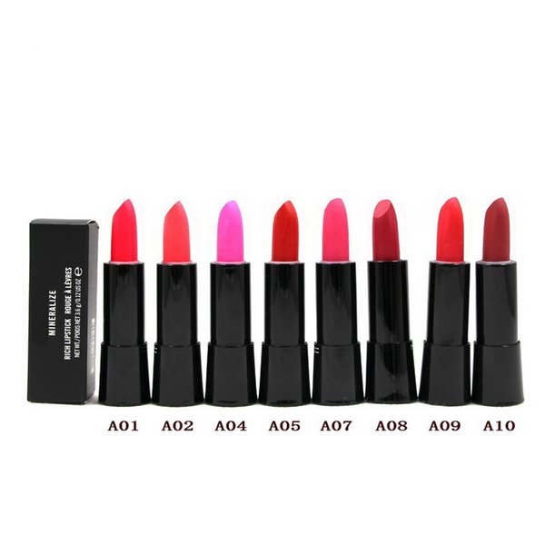 make up lip stick Matt Mineralize Rich Natural Long-lasting Hot Sexy Makeup Lipsticks