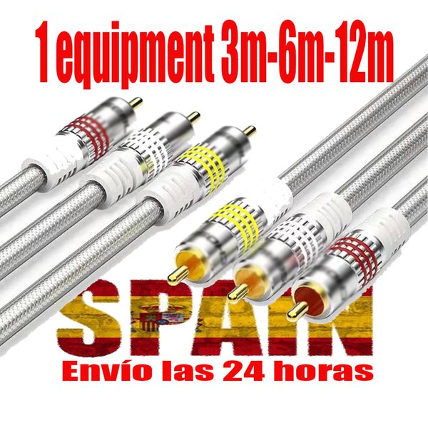 Multicolor European 4K HD video data cable, compatible with M3U, cccam supports 24-hour delivery in Spain