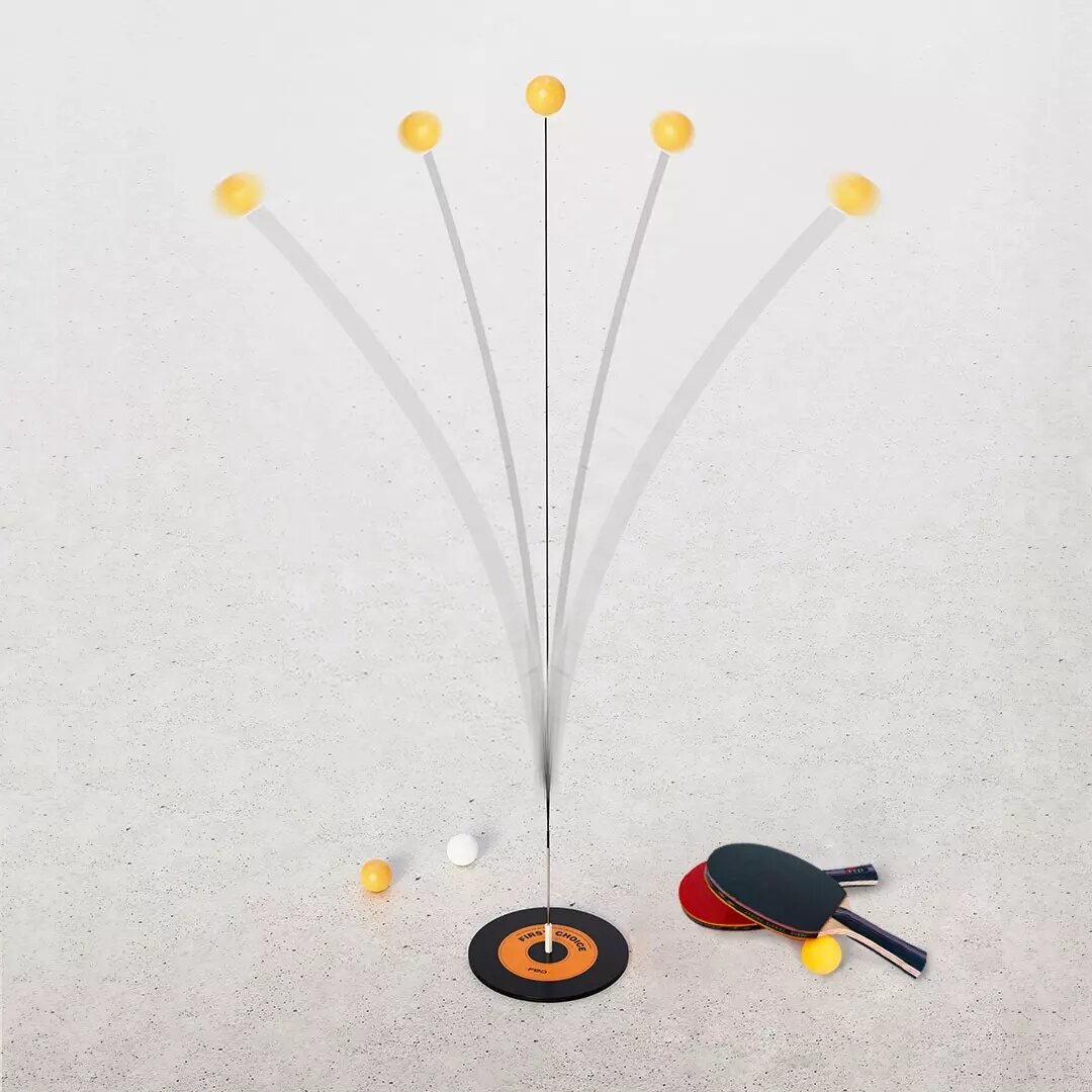 FED Table Tennis Trainer Family Kids Toys Home Sports Fitness PingPong Entertainment Decompression Response Training Too