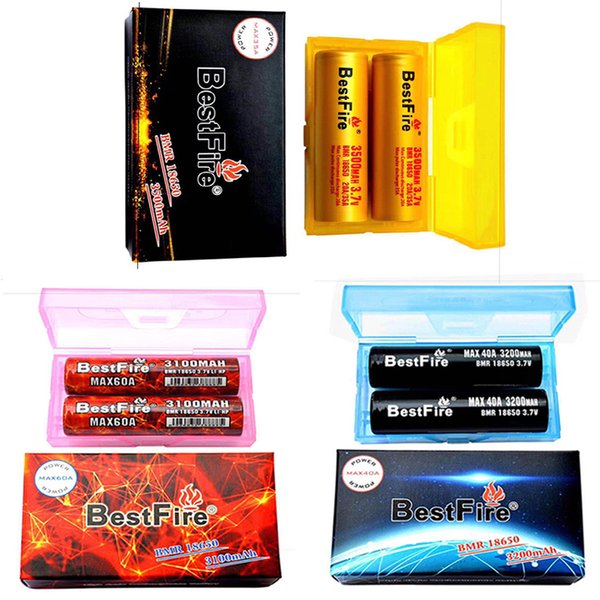 Original Bestfire BMR IMR 18650 Battery Blackcell 3100mAh 60A 3200mAh 3000mAh 3500mAh 40A 3500mAh 35A 3.7V Rechargeable Lithium Vape Mod Batteries 100% Authentic