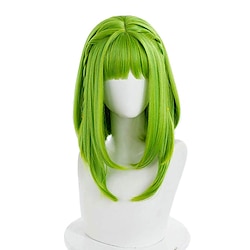 Anime Toilet-Bound Hanako-kun Nanamine Sakura Cosplay Wig Medium Green Curly Party Hair with Braids Halloween St.Patrick's Day Wigs Lightinthebox