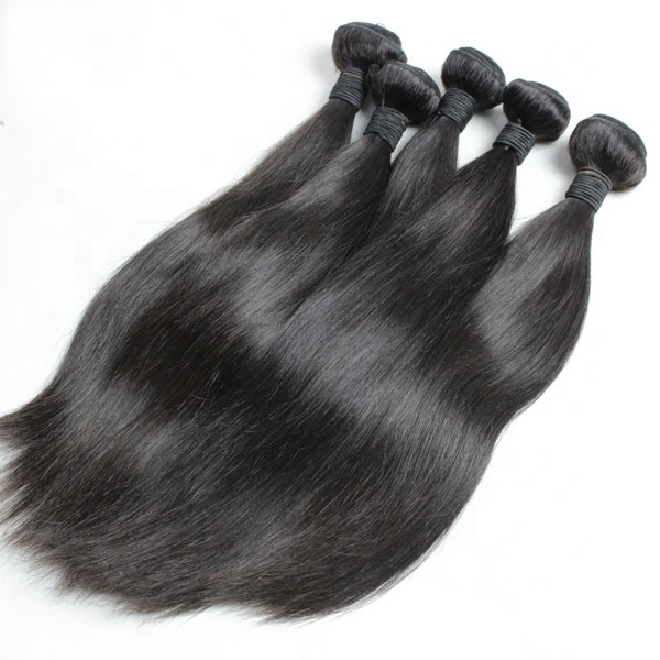 10B straight 100% virgin human hair weft can dye to #613