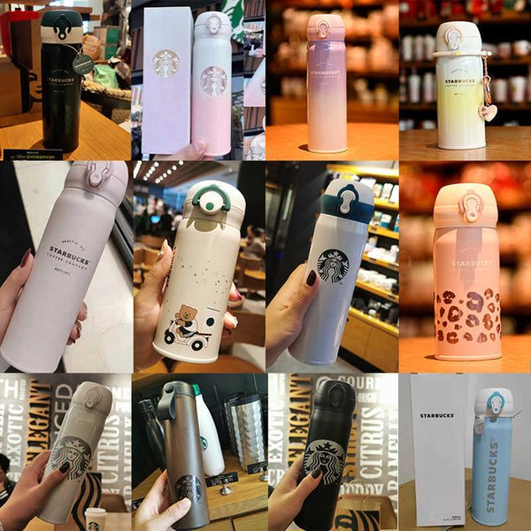 Starbucks thermos 2021 new high-capacity coffee cup couple gift accompanying