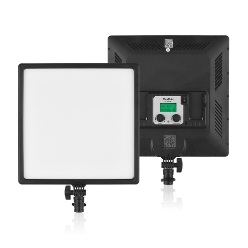 NiceFoto SL-500A Luz ultrafina bicolor de video con luz LED Luz de relleno 3200K-6500K CRI 95+ Control de aplicación móvil para grabación de video Estudio profesional Fotografía comercial Fotografía de bodas Video en vivo