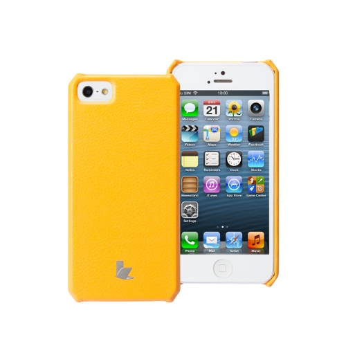Jisoncase microfibre Handmade Etui Housse pour iPhone 5