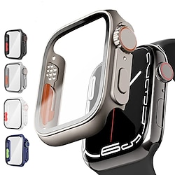 Watch Case Compatible with Apple Watch Series 8 7 41mm 45mm / Series 6 5 4 SE 40mm 44mm Scratch Resistant Dust Proof Bumper Full Cover Hard PC Watch Cover Lightinthebox