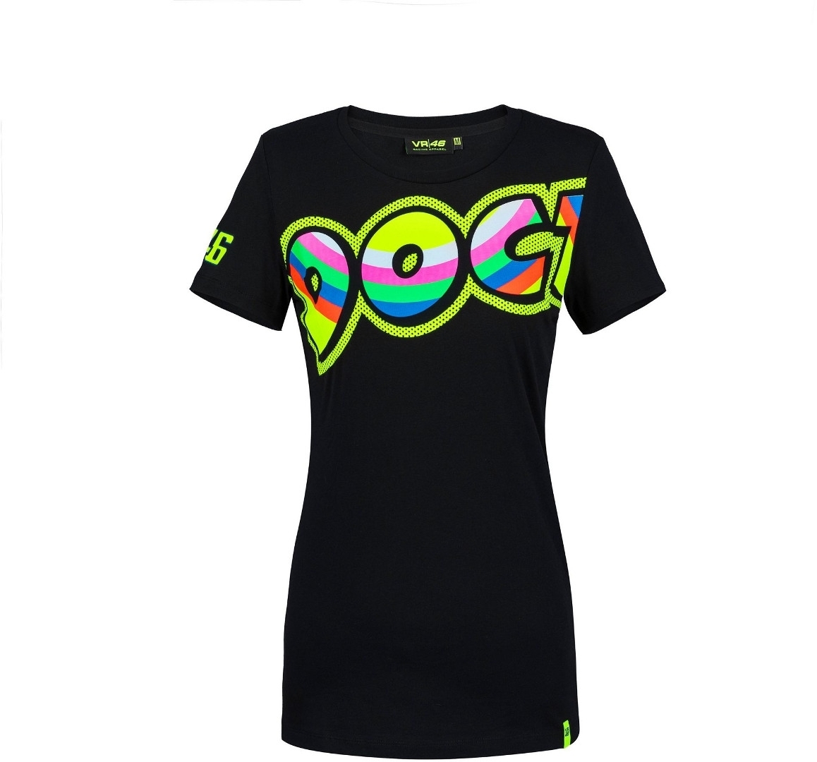 VR46 The Doctor T-Shirt femmes Noir Jaune S