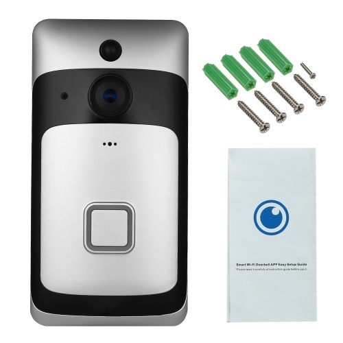 HD 720P WiFi Smart Wireless DoorBell de seguridad con pilas